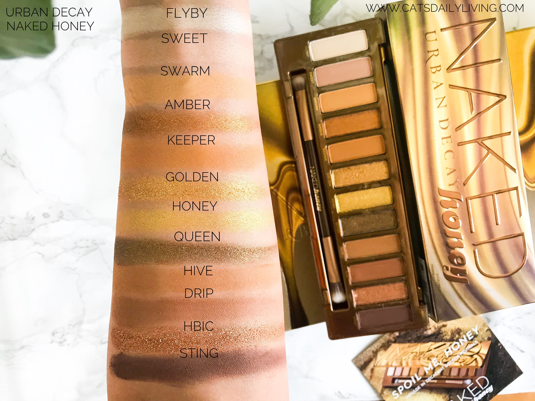Urban Decay Naked Honey Eyeshadow Palette Review | Simply 
