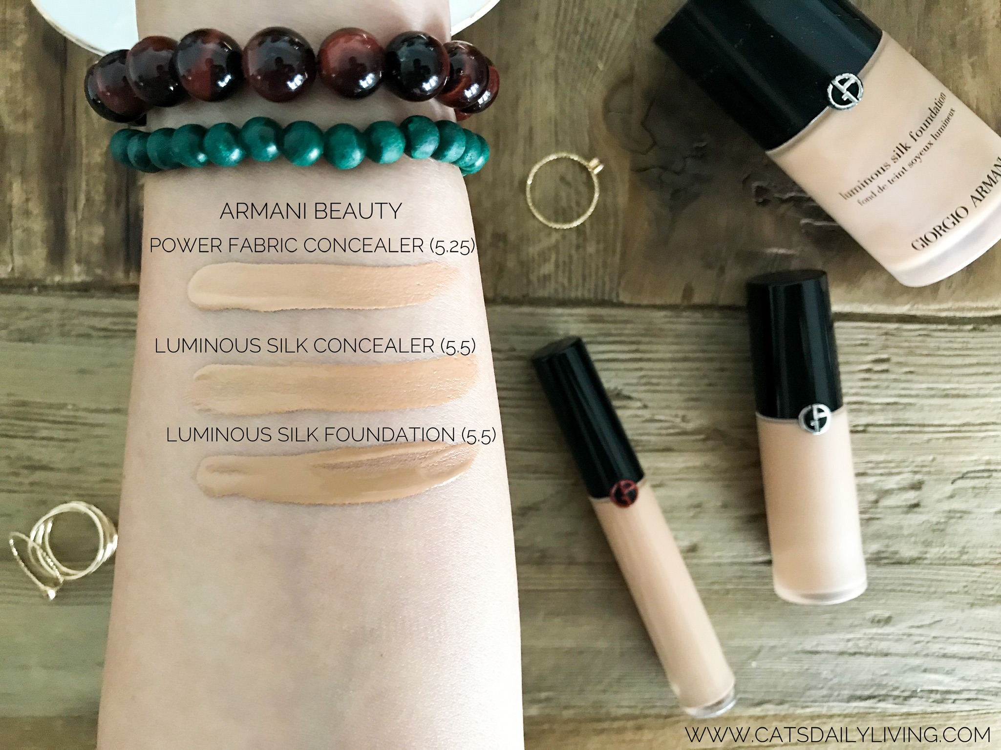 armani power fabric concealer swatch